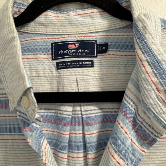 Vineyard Vines Men’s Short Sleeve Button-Down Shirt — Size Medium (Good Conditio - Picture 6 of 9